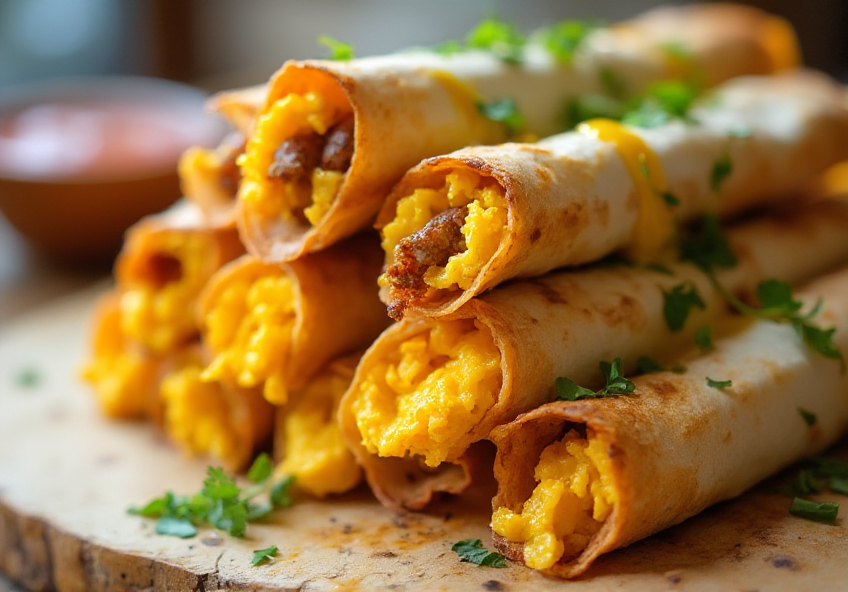 Breakfast Taquitos recipe