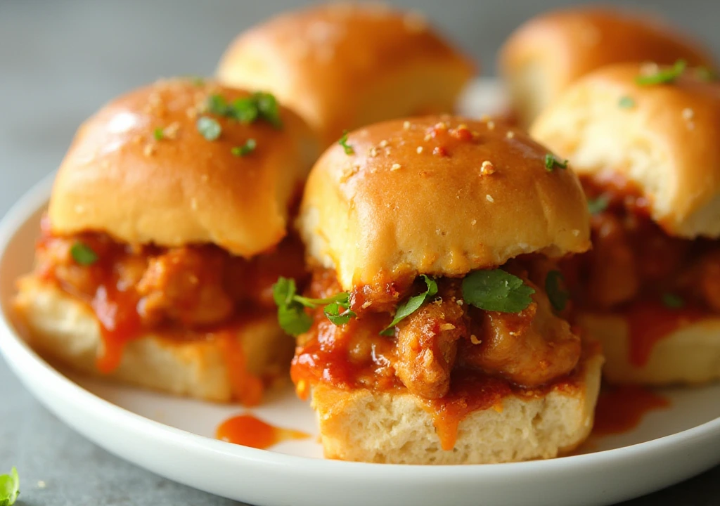 Sriracha Chicken Sliders