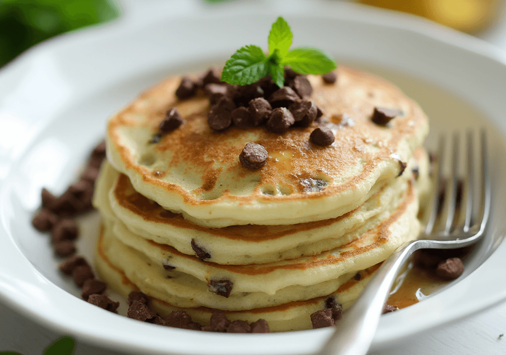 Mint Chocolate Chip Pancakes: A Refreshing Twist on a Classic