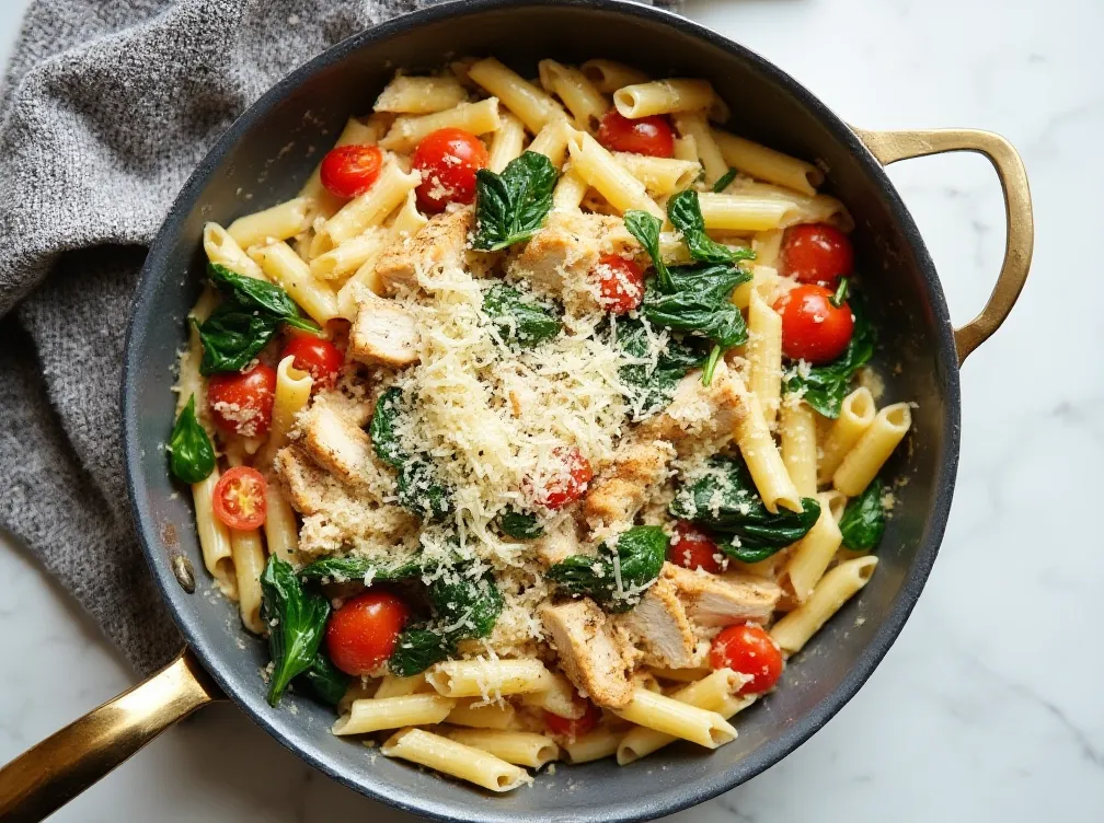 Creamy Tuscan Chicken Pasta - yumifyrecipes