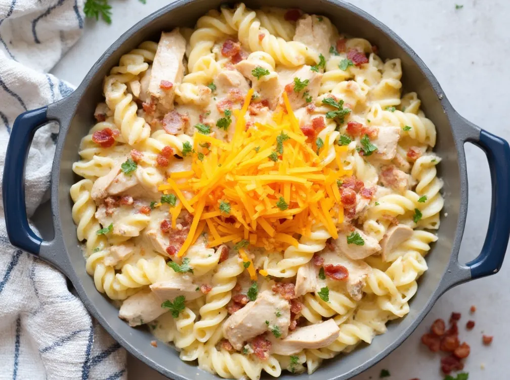 Chicken Bacon Ranch Pasta: Easy, Delicious, and Unforgettable! yumifyrecipes