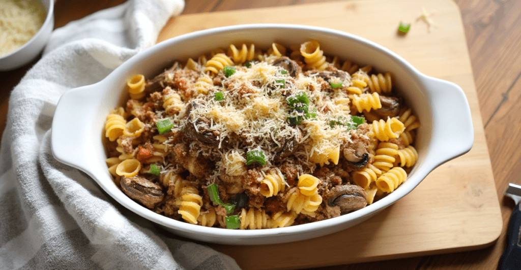 Philly Cheesesteak Pasta